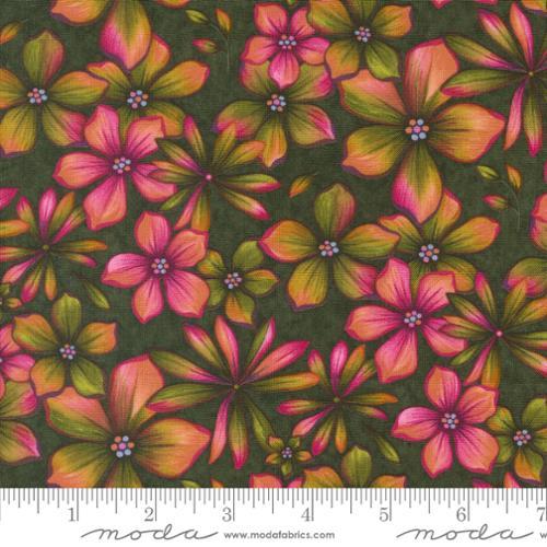 Moda Fabrics In Bloom Blossoms Leaf  6940 17