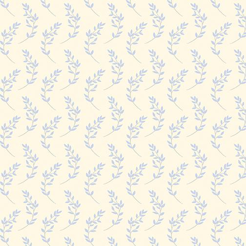 Benartex Fabrics Sweet Dreams Flannel Dreamy Leaf Buttercream 12492F-03