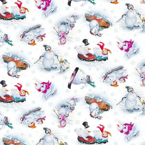 Elizabeth's Studio Fabrics Let It Snow 3006 White