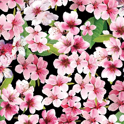 Kanvas Studio Cherry Hill Cherry Blossoms Black  1431312B