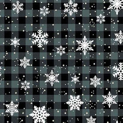 Michael Miller Fabrics Oh Deer! Falling Snowflakes  CX10946-DENI-D
