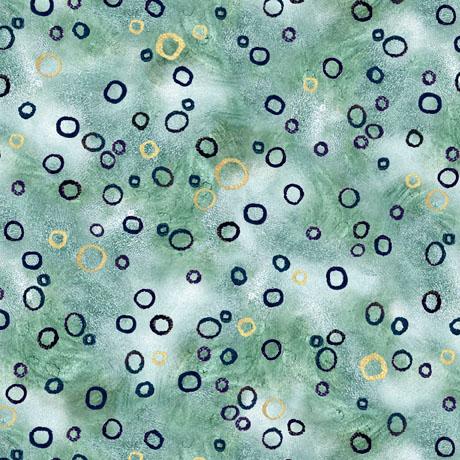 QT Fabrics Mediterranea Small Circle 2600 29831 Q 10O