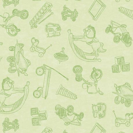 QT Fabrics Toyland Toy Blender Light Green 27781-H