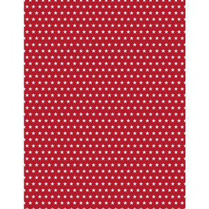 Wilmington Prints Hearts Anthem Stars All Over Red  1031-84479-311