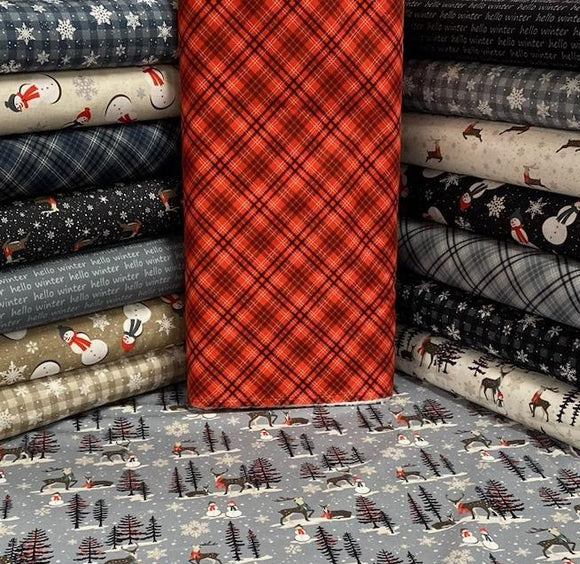 The wide variety of Seasonal fabrics at Affinity For Quilts will meet your needs for many holidays.  We continue to order and grow this section of our store.
