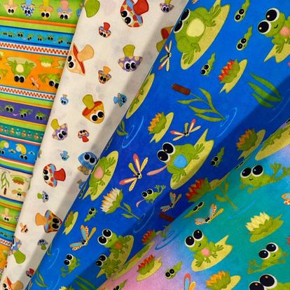 Quilt fabric lines that have been created with babies, toddlers, children, tweens, or teens in mind.