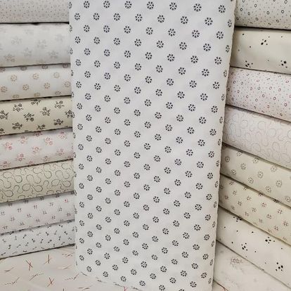 Affinity for Quilts carries a wide variety of fabric for quilting and sewing.  We carry  cuddle, 100% cotton flannel, batik, linen/cotton blend and 100% cotton quilting fabrics that are both 44-45