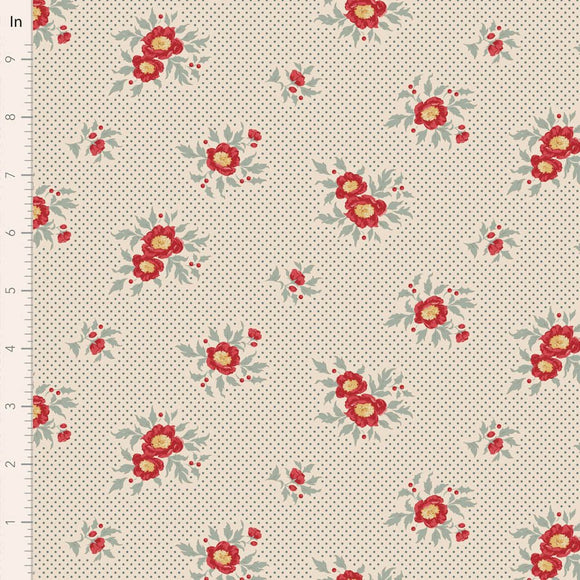 Tilda Fabrics Merry Little Christmas Joy Duckegg Blue TIL100628