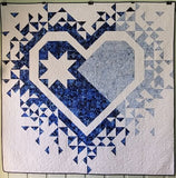 Exploding Heart of Minnesota Pattern finished size 72"x72" pattern by Life of Pii