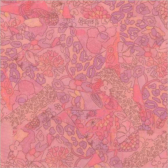 Windham Fabrics Flowers on Main Pattern Play Pink 54894-10