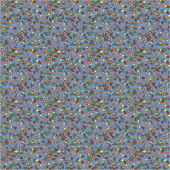 Windham Fabrics Flowers on Main Ditsy Buds Sky 54895-1