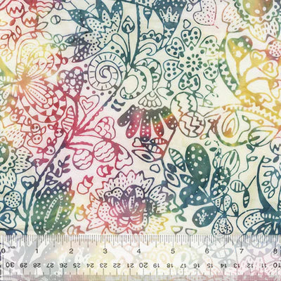 Windham Fabrics Strawberry Lane Princelett Etch, Kaleidoscopic Batik  737Q-10