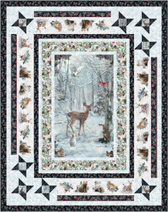 All Speckled With Stars Quilt Pattern finished size 65"x82" pattern from The Fabric Addict