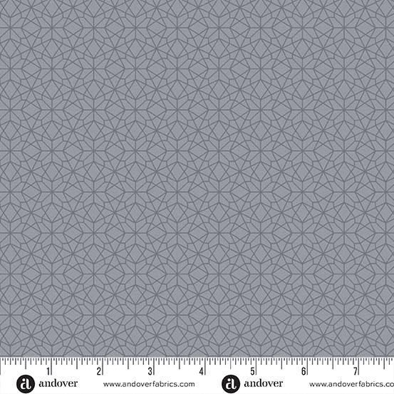 Andover Fabrics Conway Cottage Grey Atellier   A-1420-C