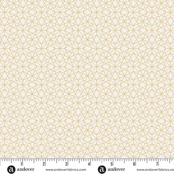 Andover Fabrics Conway Cottage Ivory Atellier   A-1420-L