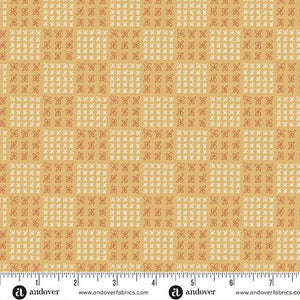 Andover Fabrics Conway Cottage Pale Ginger  Flower Box    A-1419-O