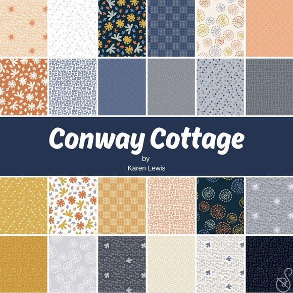 Andover Fabrics Conway Cottage Strip Roll 40 assorted strips 2.5x44