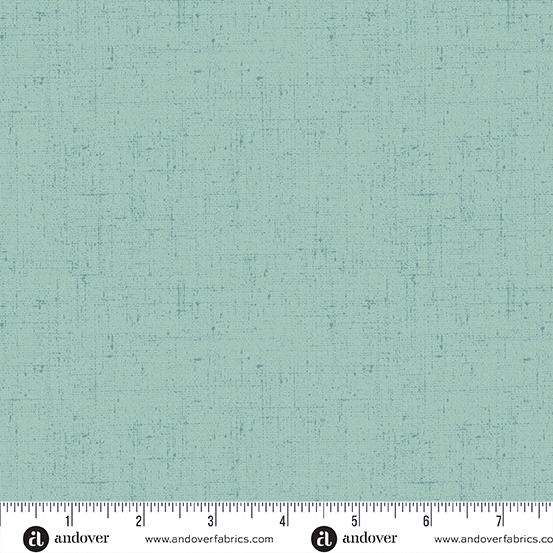Andover Fabrics Cottage Cloth II  Aqua  A-428-T2