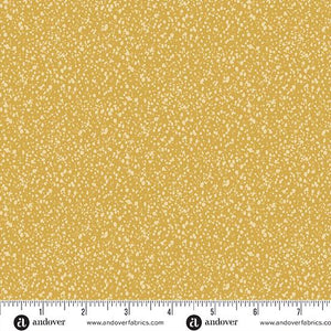 Andover Fabrics Yellow  Freckles A-1424-LY