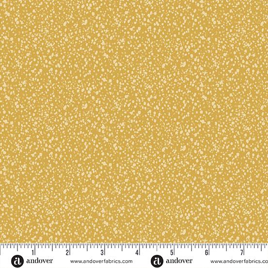 Andover Fabrics Yellow  Freckles A-1424-LY