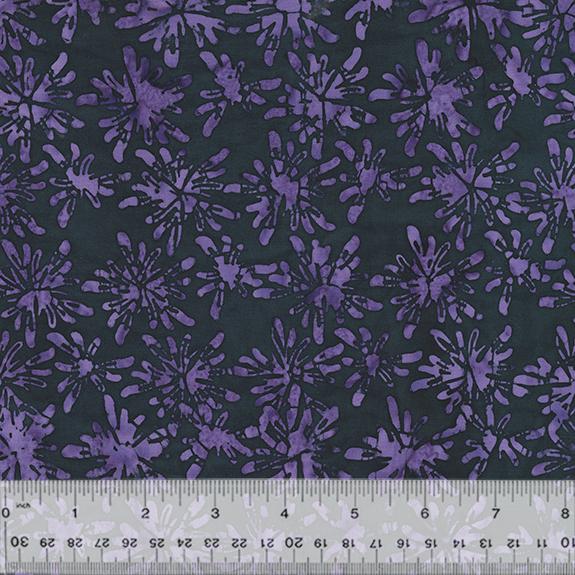 Anthology Fabrics Blooms Enchant Blooms Granite Batik 2510Q-X