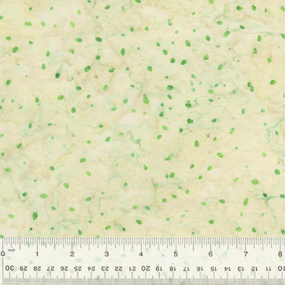 Anthology Fabrics Ditzy Dots  Myrtle  Ditsy Dots  Cream  Batik 2528Q-X