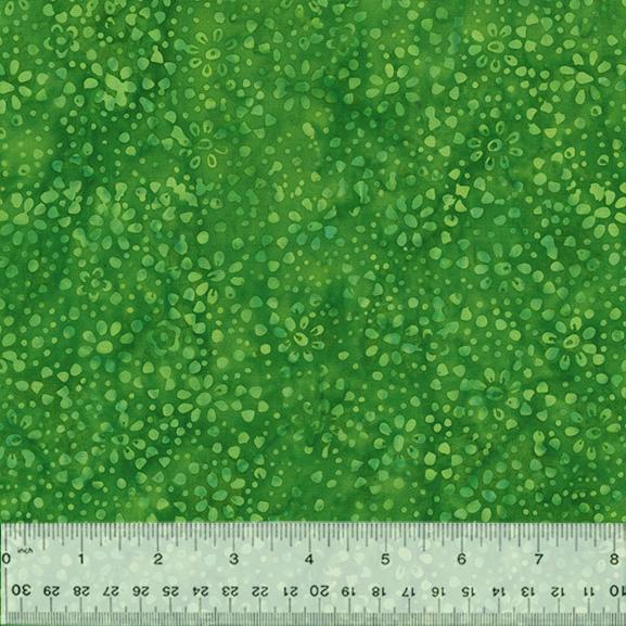 Anthology Fabrics JDJ  Daisy Dots  Secret Garden  Batik 878Q-4