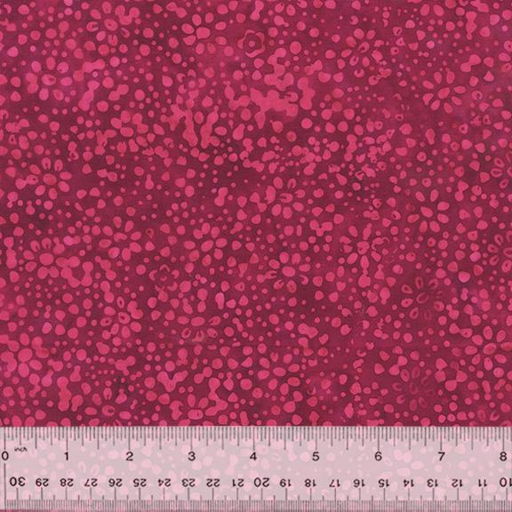 Anthology Fabrics JDJ  Daisy Dots  Sweet Desire  Batik 878Q-9
