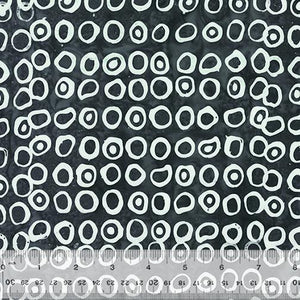 Anthology Fabrics Noir Batik Echo Dots  Nior 2543Q-X