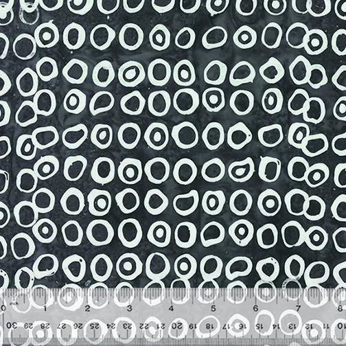 Anthology Fabrics Noir Batik Echo Dots  Nior 2543Q-X