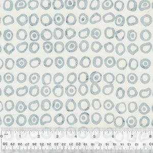 Anthology Fabrics Noir Batik Echo Dots White 2549Q-X