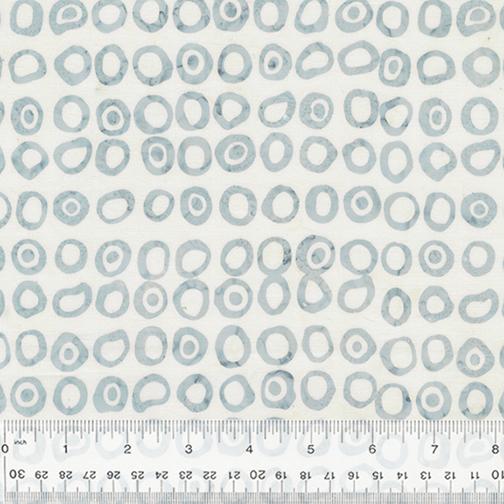 Anthology Fabrics Noir Batik Echo Dots White 2549Q-X