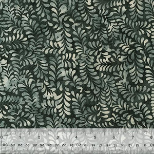 Anthology Fabrics Noir Batik Vines Noir 2544Q-X