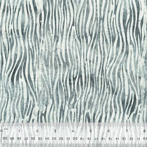 Anthology Fabrics Noir Batik Zebra Stripe Grey 2547Q-X