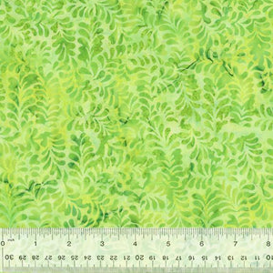 Anthology Fabrics Vines  Myrtle  Vines  Mint  Batik 2525Q-X