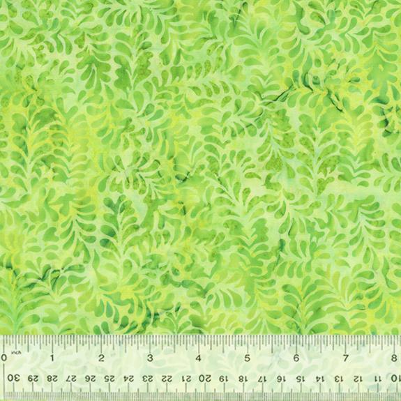 Anthology Fabrics Vines  Myrtle  Vines  Mint  Batik 2525Q-X