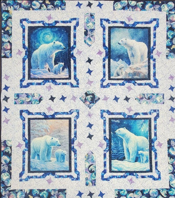 Aurora Nights Quilt Kit finished size 66