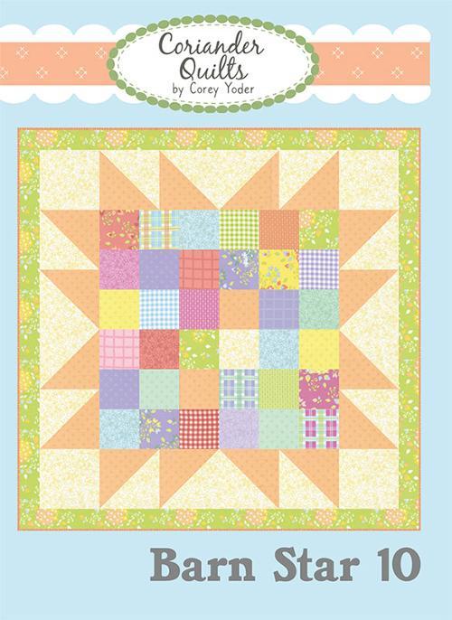 Barn Star 10 G Quilt Pattern finished size 40