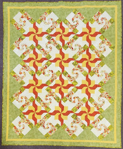 Beach Dance Quilt Kit finished size 57"x70" pattern by Pine Tree Country Quilts