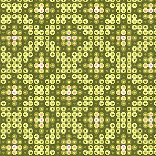 Benartex Fabrics Stitchy Crossweave Green  13266-43