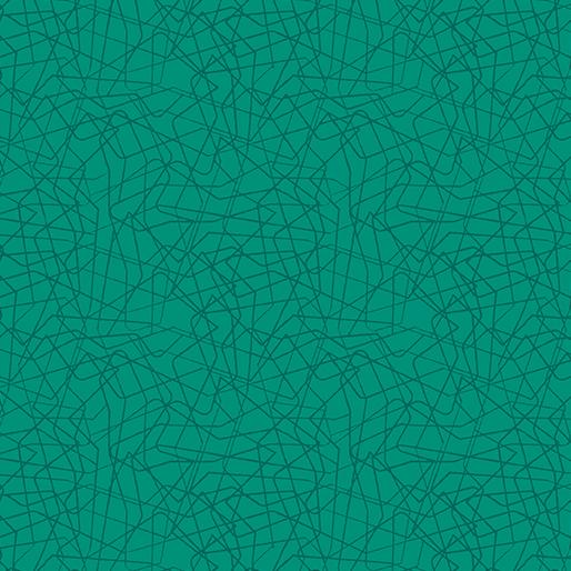 Benartex Fabrics Stitchy Threaded Lines Dark Teal  13267-84