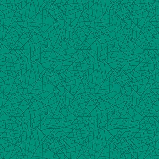 Benartex Fabrics Stitchy Threaded Lines Dark Teal  13267-84