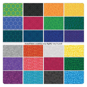 Benartex Fabrics Strip-pies Basic Transparency  STTRPPK