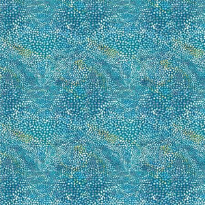 Benartex Fabrics Under The Sea  Bubbly Trails Turquoise  1653382B