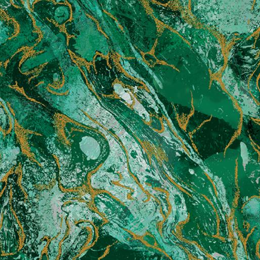 Benartex Marbled Earth Emerald 16474M-46