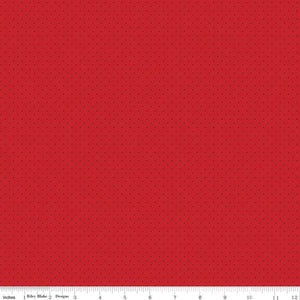 Riley Blake Designs American Jane Pindots C840-Brick