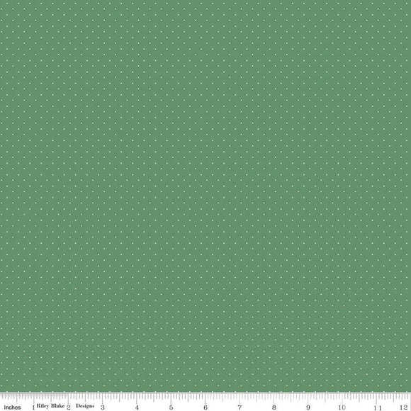 Riley Blake Designs American Jane Pindots C840-Grass
