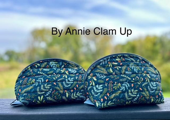 Clam Up Pouch Class  Date:  Thursday, October 30, 2025  Time: 9:30am-1:00pm