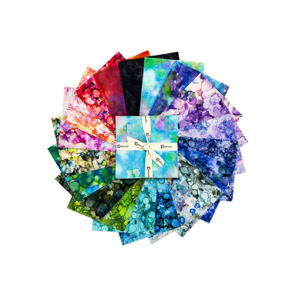 Clothworks Alcohol Inks II Strip Roll 42  pieces 5