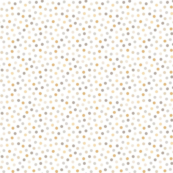 Clothworks Guess How Much I Love You 2024 Dots Light Caramel  Y4249-64